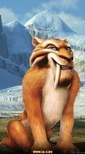 New mobile wallpapers - free download. Cartoon, Ice Age, Diego picture and image for mobile phones.