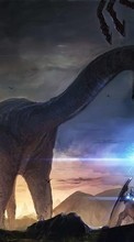 New mobile wallpapers - free download. Dinosaurs, Fantasy picture and image for mobile phones.