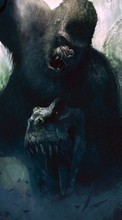 New mobile wallpapers - free download. Cinema, Animals, Dinosaurs, King Kong picture and image for mobile phones.