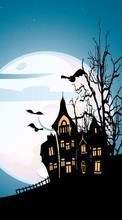 New mobile wallpapers - free download. Houses, Halloween, Holidays, Pictures picture and image for mobile phones.