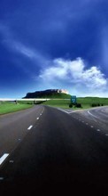 New mobile wallpapers - free download. Roads, Sky, Clouds, Landscape picture and image for mobile phones.