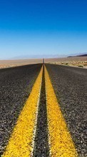 New mobile wallpapers - free download. Roads, Sky, Landscape, Desert picture and image for mobile phones.