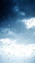 New mobile wallpapers - free download. Rain, Background, Drops, Water picture and image for mobile phones.