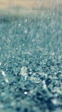 New mobile wallpapers - free download. Rain, Drops, Landscape picture and image for mobile phones.