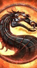 New mobile wallpapers - free download. Dragons, Games, Logos, Mortal Kombat, Fire picture and image for mobile phones.