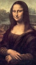 New mobile wallpapers - free download. Paintings, Drawings, la Giokonda, Mona Lisa picture and image for mobile phones.