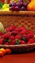 New mobile wallpapers - free download. Food, Fruits, Berries, Strawberry picture and image for mobile phones.