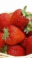 New mobile wallpapers - free download. Food, Fruits, Strawberry picture and image for mobile phones.