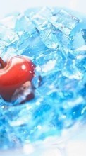 New mobile wallpapers - free download. Water, Food, ice, Drinks, Berries picture and image for mobile phones.