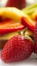 New mobile wallpapers - free download. Food,Strawberry picture and image for mobile phones.