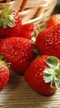 New mobile wallpapers - free download. Food,Strawberry picture and image for mobile phones.