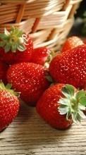 New mobile wallpapers - free download. Food,Strawberry,Landscape picture and image for mobile phones.