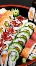 New mobile wallpapers - free download. Food,Sushi picture and image for mobile phones.
