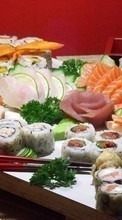 New mobile wallpapers - free download. Food, Sushi picture and image for mobile phones.