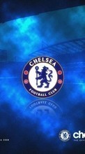 New mobile wallpapers - free download. Chelsea, Background, Football, Logos, Sports picture and image for mobile phones.