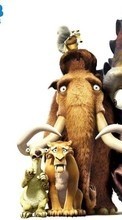 New mobile wallpapers - free download. Cartoon, Ice Age, Dawn of the Dinosaurs picture and image for mobile phones.