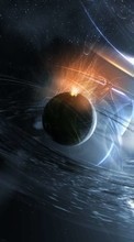 New 240x400 mobile wallpapers Landscape, Fantasy, Planets, Universe free download.