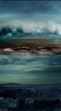New mobile wallpapers - free download. Fantasy, Extraterrestrials, UFO, Landscape picture and image for mobile phones.
