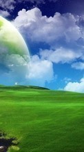 New mobile wallpapers - free download. Fantasy,Landscape,Fields picture and image for mobile phones.