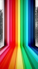 New 320x480 mobile wallpapers Backgrounds, Rainbow free download.