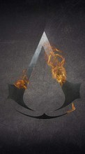 New mobile wallpapers - free download. Background, Games, Assassin&#039;s Creed, Logos picture and image for mobile phones.