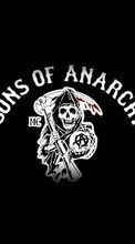 New mobile wallpapers - free download. Background, Cinema, Logos, Sons of Anarchy picture and image for mobile phones.
