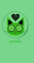 New mobile wallpapers - free download. Background, Cats, Funny, Zombies picture and image for mobile phones.