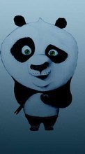 New mobile wallpapers - free download. Background, Cartoon, Panda Kung-Fu picture and image for mobile phones.