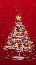 New mobile wallpapers - free download. Background, New Year, Holidays, Christmas, Xmas picture and image for mobile phones.