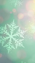 New mobile wallpapers - free download. Background, Snowflakes, Winter picture and image for mobile phones.