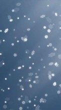 New mobile wallpapers - free download. Background, Snowflakes, Winter picture and image for mobile phones.