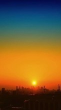 New mobile wallpapers - free download. Landscape, Cities, Sunset, Sky, Clear Sky picture and image for mobile phones.