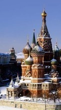 New mobile wallpapers - free download. Landscape, Cities, Moskow, Kremlin picture and image for mobile phones.