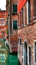 New mobile wallpapers - free download. Cities, Boats, Landscape, Streets, Venice, Water picture and image for mobile phones.