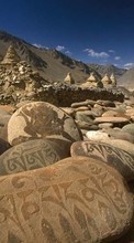 New mobile wallpapers - free download. Landscape, Stones, Mountains picture and image for mobile phones.