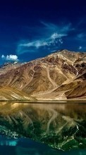 Mountains, Sky, Lakes, Landscape for Sony Ericsson Naite J105