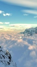 New mobile wallpapers - free download. Landscape, Sky, Mountains picture and image for mobile phones.