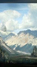 New mobile wallpapers - free download. Landscape, Sky, Mountains picture and image for mobile phones.
