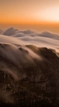 New mobile wallpapers - free download. Mountains, Clouds, Landscape picture and image for mobile phones.
