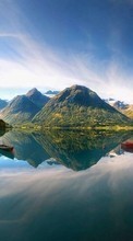 New 1024x600 mobile wallpapers Landscape, Mountains, Lakes free download.