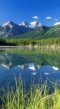 New mobile wallpapers - free download. Mountains,Landscape,Rivers picture and image for mobile phones.