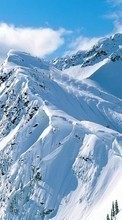 New 540x960 mobile wallpapers Landscape, Winter, Mountains, Snow free download.