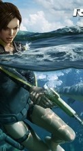 New 1024x600 mobile wallpapers Games, Lara Croft: Tomb Raider free download.