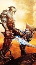New mobile wallpapers - free download. Games, Swords, Men, Weapon picture and image for mobile phones.