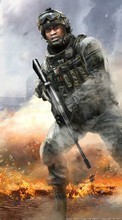 New 1280x800 mobile wallpapers Games, Art, Men, Modern Warfare 2 free download.