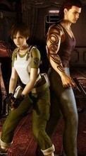New 800x480 mobile wallpapers Games, Resident Evil, Zero free download.