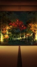 New 240x400 mobile wallpapers Landscape, Interior free download.