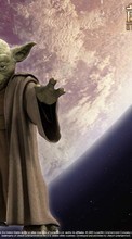 New mobile wallpapers - free download. Cinema, Star wars, Master Yoda picture and image for mobile phones.
