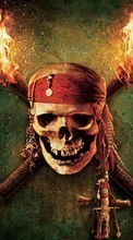 New mobile wallpapers - free download. Cinema, Pirates of the Caribbean, Skeletons picture and image for mobile phones.