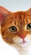 New mobile wallpapers - free download. Animals, Cats, Drawings picture and image for mobile phones.